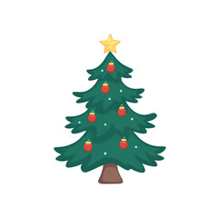 icon christmas isolated on a transparent background