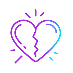 Obraz premium heart broken