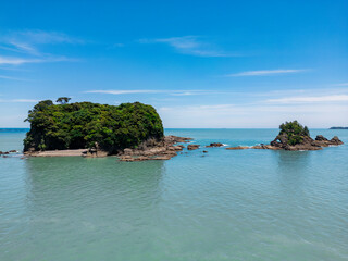九龍島と鯛島(ドローン空撮)　和歌山県東牟婁郡串本町