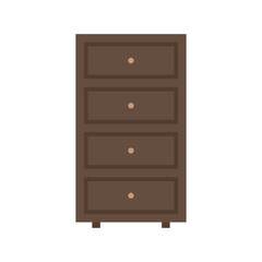 wooden cabinet with drawers