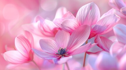 Fototapeta premium Beautiful plant petal flower wallpaper