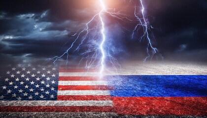 Conflict and Tensions Illustrated between United States and Russia