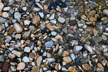 natural gravel ground surface texture backdrop