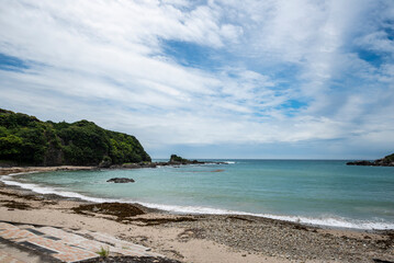 Obraz premium 里野海水浴場 和歌山県西牟婁郡すさみ町