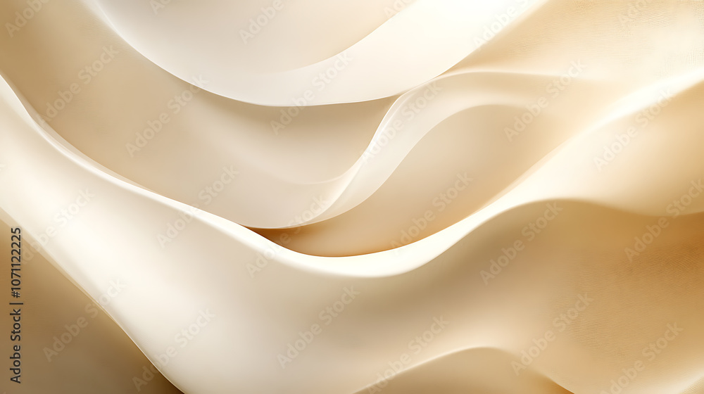 Poster light beige background for product presentation with a light and shadows pattern on it