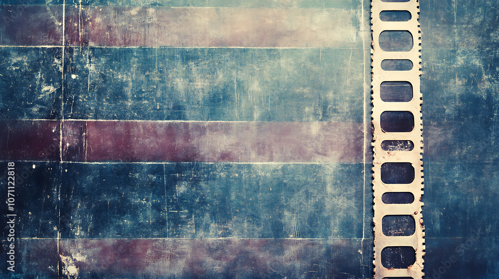 Poster old dirty scratched film scan for textures and overlays design with scratches, abstract image of an 