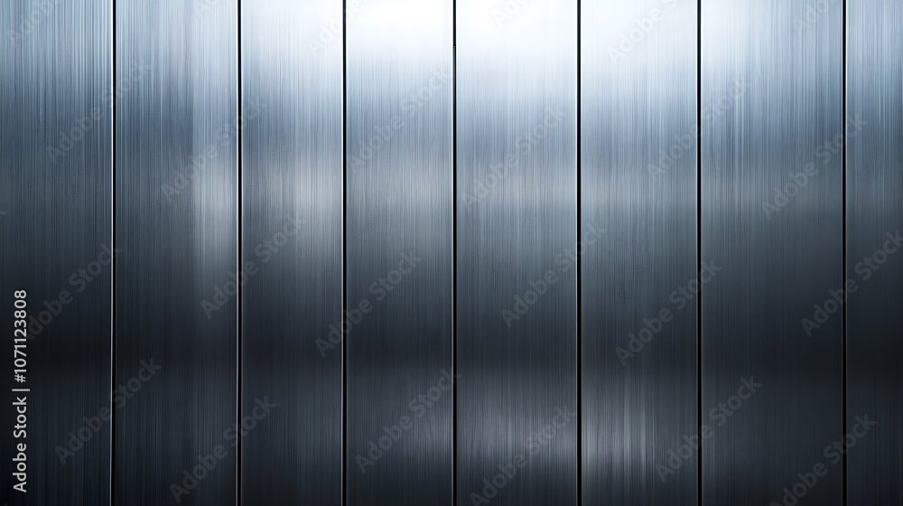 Poster stainless steel texture with vertical lines pattern for background image