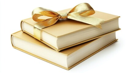 Elegant Gold Books with Ribbon for Special Occasions