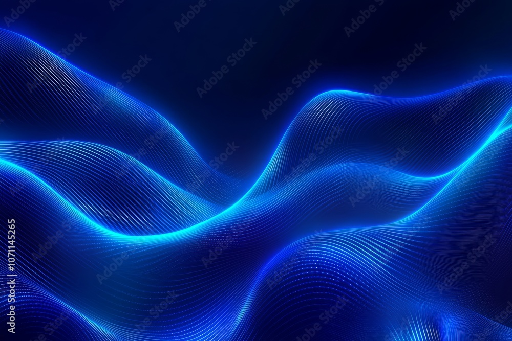 Poster digital abstract background, used for technological processes, neural networks, digital data storage