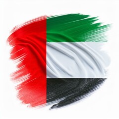 UAE Flag I Dubai Flag Abstract Design AI Image