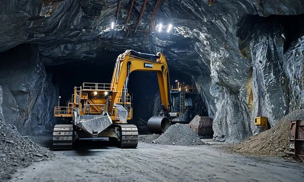 underground tunnel of the underground mining machine.