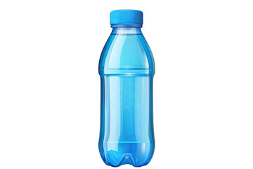 Illustration of a Plastic Water Bottle