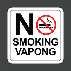 No Smoking, No Smoking Vaping, Smoking Area