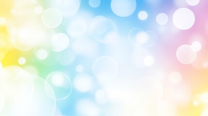 Colorful intertwined circles on a multicolored background, an abstract visual composition