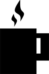 Coffee cup icon Cups of coffee tea collection. Hot drink icon. Disposable cup. Cup coffe with steam. Flat style stock vector.