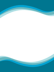 blue wave background for frame
