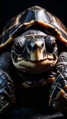 Obraz premium large turtle photo close up animal kingdom wallpaper