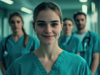 Fototapeta premium Healthcare Team Professional Portrait