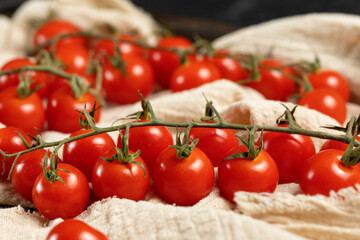 Fresh and delicious cherry tomatoes