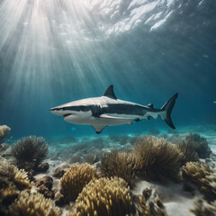 Fototapeta premium Great White Shark