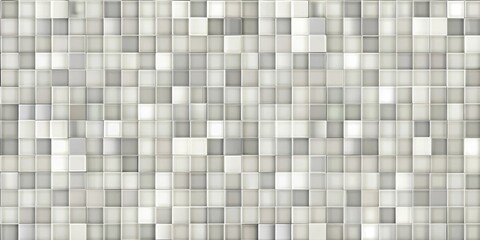 Fototapeta premium A grid of white squares with subtle variations in tone, creating a subtle textured backdrop.