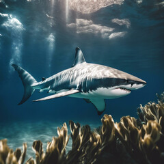 Obraz premium Great White Shark