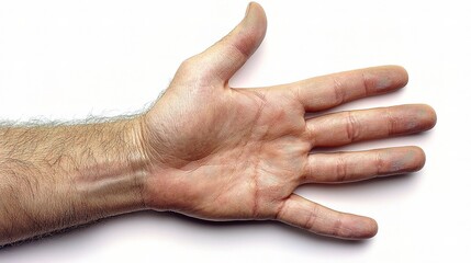 Open Palm Gesture of Invitation