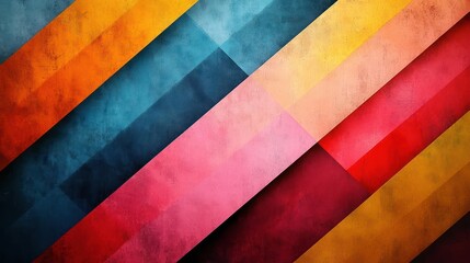 Vibrant colorful geometric design abstract background for graphic elements, artwork, or print.