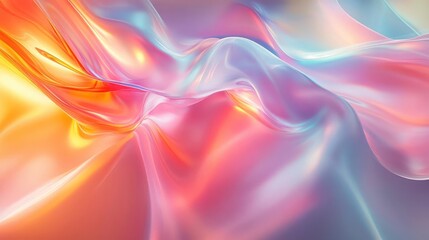 Obraz premium displays a vibrant abstract design with an array of warm colors.