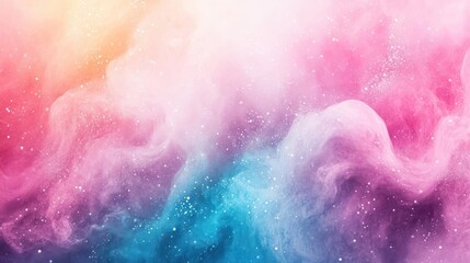Obraz premium Spectrum of cosmic stars with nebula
