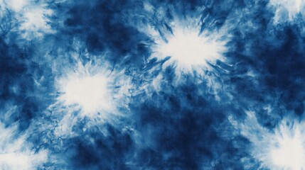 Seamless Shibori pattern featuring intricate tie dye designs on textile perfect for fashion and home decor applications