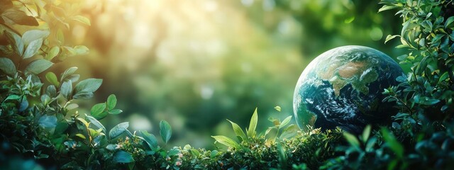 Conservation of Earth by trees and plants.