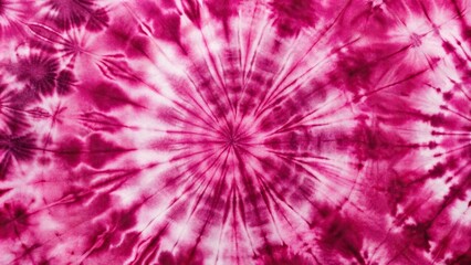 Obraz premium bleached magenta tie dye tonal print pattern for clothing aerial