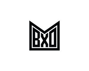 BXO logo design vector template. BXO