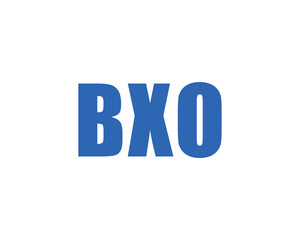 BXO logo design vector template. BXO