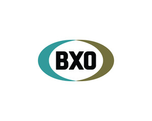 BXO logo design vector template. BXO
