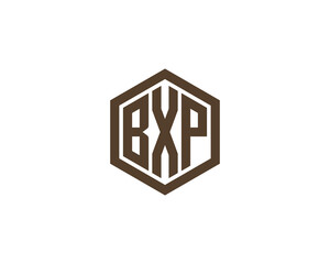 BXP logo design vector template. BXP