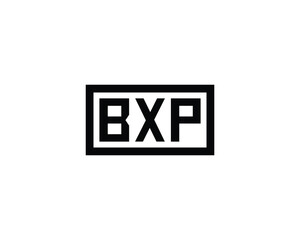 BXP logo design vector template. BXP