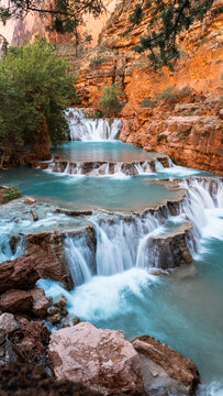 Beaver falls at Havasupai
