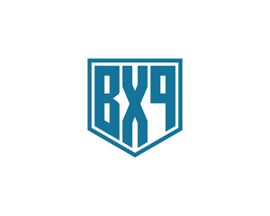 BXQ logo design vector template. BXQ