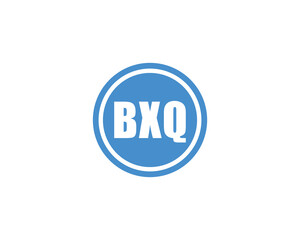 BXQ logo design vector template. BXQ