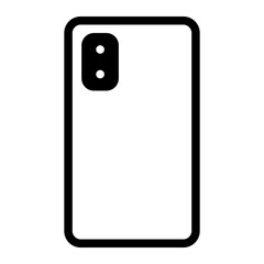 phone camera glyph icon