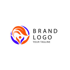 abstract logo design in adobe illustrator a logo for a brand name that says brand your logo.