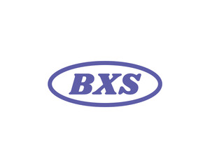 BXS logo design vector template. BXS