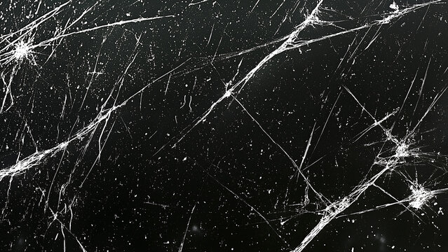 vintage scratched glass macro texture
