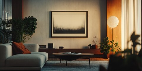 Fototapeta premium Contemporary Living Room Interior