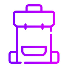 backpack gradient icon