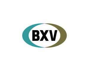BXV Logo design vector template. BXV