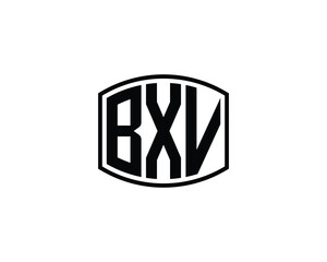 BXV Logo design vector template. BXV