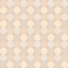 A seamless pattern of pastel-colored polka dots on a light background. Abstract geometric pattern featuring overlapping circles in soft pastel hues. deal for creating modern and minimalist designs.